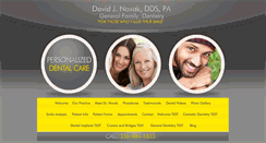 Desktop Screenshot of davidnovakdentistry.com